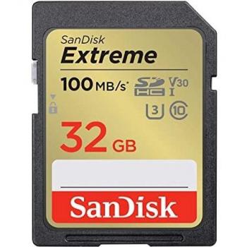 SanDisk Extreme 32GB SDXC UHS-I Class 10 Memory Card