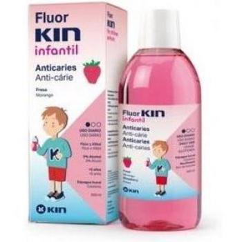 Fluor Kin Infantil Enjuague Bucal Sabor Fresa 500ml + Yo-Yo