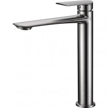IMEX BDG040-3NQ URAL - Grifo de lavabo alto níquel cepillado