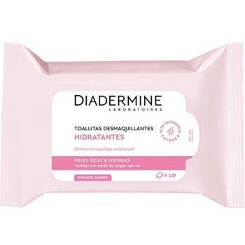 Diadermine Moisturizing Makeup Remover Wipes for Dry and Sensitive Skin - 25 Units