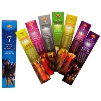 Incienso de los 7 arcambios: purificación bendición protección – 35 palitos