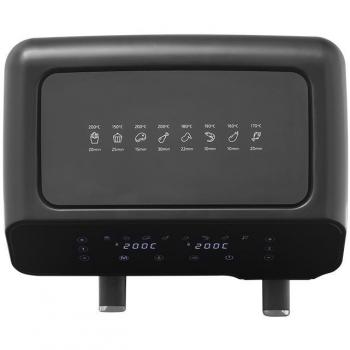 Freidora de aire Zelmer ZAF9000 5,5L + 3,5L 2700W Doble compartimento Negra