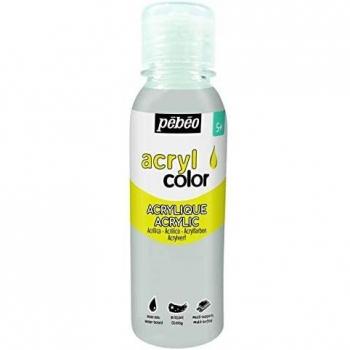 Pintura Acrílica Brillante para Niños - Plata - 150 ml