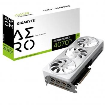 Tarjeta Gráfica Gigabyte GeForce RTX 4070 Ti AERO OC V2 12GB GDDR6X, DLSS3, PCI Express 4.0, 3x DisplayPort, 1x HDMI, Bl
