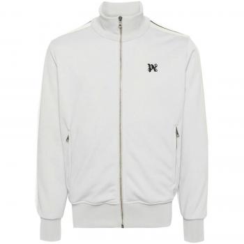 Palm Angels Men's Monogram Track Jacket in Black | Size XL | PMBD058R24FAB001
