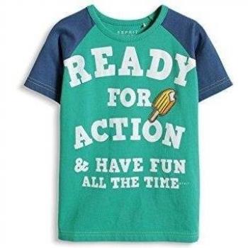 ESPRIT mit Motiv und Schriftzug - Camiseta para niños, color grün