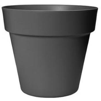 Maceta redonda Paris antracita Ø25 cm