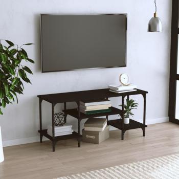 Mueble de TV madera contrachapada negro 102x35x45,5 cm vidaXL