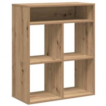 Armario de Libros de Madera de Ingeniería Roble Artisan 66x31x80 cm