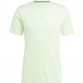 Camiseta de fitness adidas Essentials HIIT Airchill hombre verde, manga corta, talla S