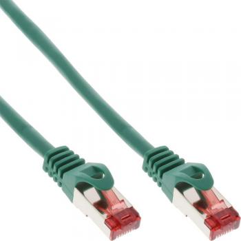 Cable de red S/FTP Cat6 Verde 1,5 m - Halógeno libre, Cobre
