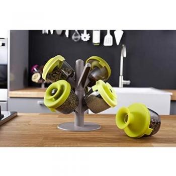 Tomorrow's kitchen popsome set de 6 -2843660- Arbol dispensador para especias y hierbas, color verde.