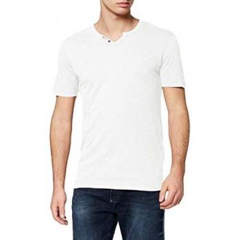 Jack & Jones Men's Slim Fit Split Neck T-Shirt