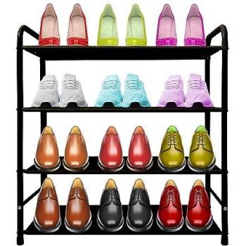 Zapatero Metálico Nyana Home para 12-24 Pares | Diseño Moderno y Resistente | Ahorro de Espacio y Fácil Montaje