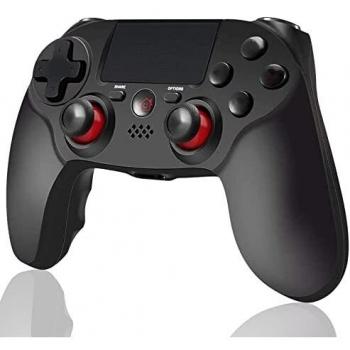 BMSARE Mando para PS4 Inalámbrico, PS4 Mandos Gamepad Joystick para PS4 Pro/Slim con 6 Axis Gyro Sensor | Dual Shock Vibración | Audio Micrófono| Touch Panel | 600mah Batería