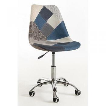 Silla de Escritorio Neo Patchwork Azul