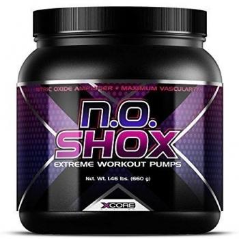 Xcore Nutrition N.O. Shox, Suplemento para Deportistas, Sabor a Limón - 660 gr