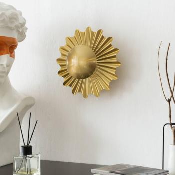 Aplique de pared Lindby Senmia en oro, moderno, 1 luz, hecho de metal, G9, para salón y comedor