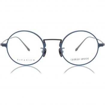 Giorgio Armani AR5125T 3341 Men's Optical Frames - Blue Transparent Titanium Round
