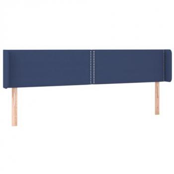 Cabecero LED Azul Tapizado 163x16x78/88 cm