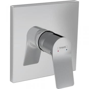 Mezclador de ducha empotrado Hansgrohe Vivenis, 1 salida, cromado, dimensiones: H: 15,6 cm, T: 10,4 cm