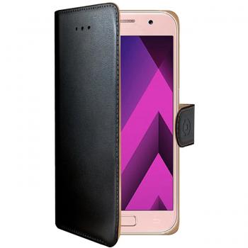 Celly WALLY643 - Funda para Galaxy A3 2017, Color Negro