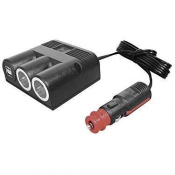 Multiconector ProCar 4 Salidas: 2 Power + 2 USB-A para Vehículo