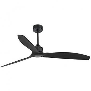 FARO BARCELONA 32100 - Just Fan Ventilador de Techo Negro Mate con Motor DC