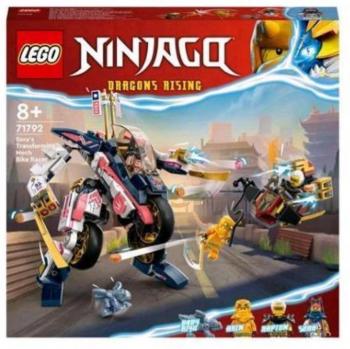 LEGO Ninjago 71792 Moto de Carreras Transformable en Meca de Sora Set de Construcción con Figuras de Acción y Dragón (384 Piezas)