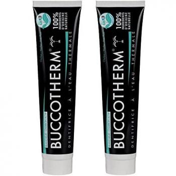 Pack Dentífrico Bio con Agua Termal y Carbón Activo 2x75ml