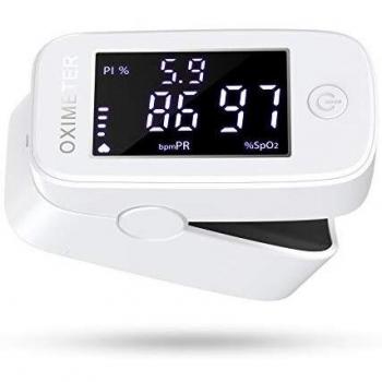 Konjac oximetro dedo, Medidor de oxigeno en sangre, Pulsioximetro de dedo profesional, Saturimetro de dedo, Medir saturacion oxigeno