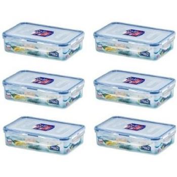 LOCK&LOCK Classic PROSTOKĄTNY DZIELONY POJEMNIK 800 ml