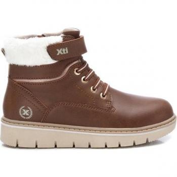 Xti Kids - Botines para niña color camel con cremallera modelo 150162