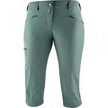 SALOMON Wayfarer Pantalón Capri, Mujer, Balsam Green, 44