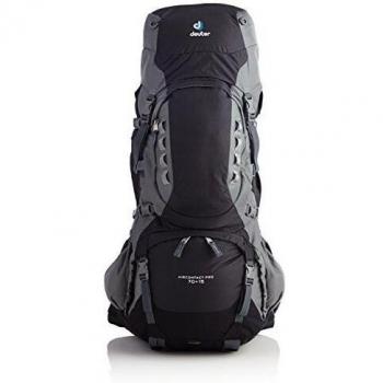 Deuter Rucksack Aircontact Pro 70 + 15 - Mochila de senderismo, color negro, talla DE: 38 x 36 x 92 cm