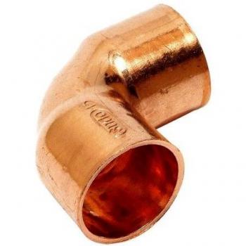 CODO SOLDAR HEMBRA-HEMBRA COBRE 22 MM 2 UNID