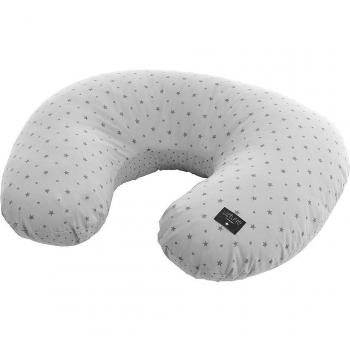 Uzturre Sophie - Almohada lactancia pequeña, unisex, color gris