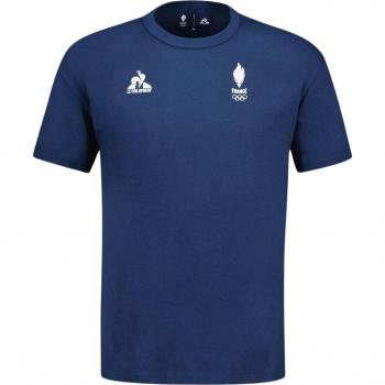 Le Coq Sportif Paris 2024 N° 3 Blue Men's T-Shirt 3XL