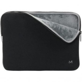 Mobilis 049016 Funda para Portátil de 12.5-14 Pulgadas, Color Negro/Gris, Tipo Maletín con Espuma
