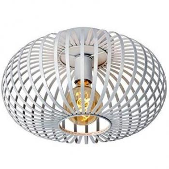 Plafón Jaula Manuela Vintage Blanco Ø 40 cm E27