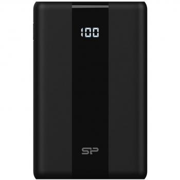 Power Bank Silicon Power QP55, 10000mAh, USB-A/C, 22.5W, LCD, Negro