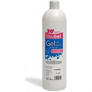 GEL DE BAÑO FARMACIA LISUBEL ALOE VERA Y ROSA DE MOSQUETA EXTRASUAVE 750+150 ML
