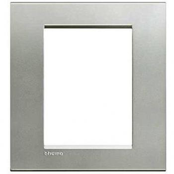 Placa Cuadrada Livinglight Plata 3 + 3 Módulos LNA4826AG