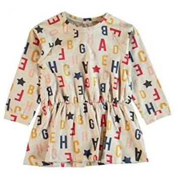 Camiseta Vestido Manga Larga NIÑA Name GEVIOLA - 110, Peyote