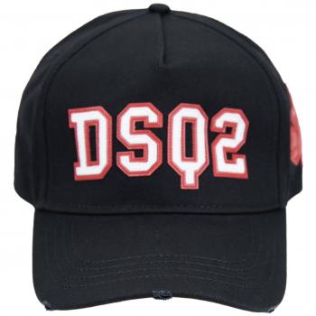 Dsquared2 DSQ2 Maple Leaf Cap SN22 in Black - One Size