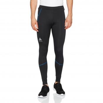 Odlo God Jul – Mallas de running para hombre, color negro - azul directorio, tamaño L