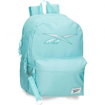 Mochila Escolar Reebok Ann de Poliéster Azul con Dos Compartimentos de 44 cm