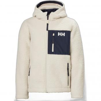 Helly Hansen Junior Champ Pile Hooded Jacket White 128/8