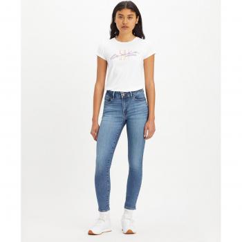 Vaquero de mujer 711™ Skinny con botón doble