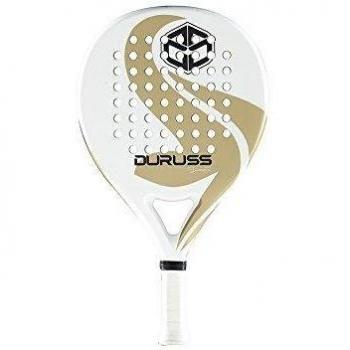 Duruss Scampini Limited Edition - Pala de pádel para hombre, color blanco / dorado